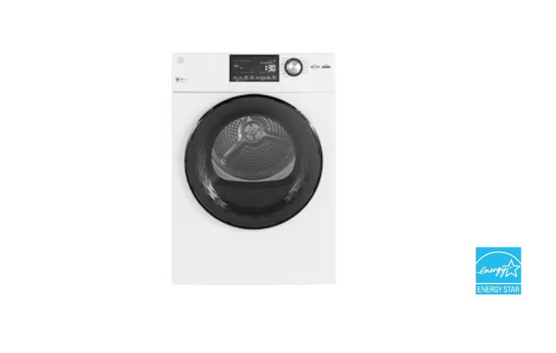 Photo 1 of GE 4.3-cu ft Stackable Electric Dryer (White) ENERGY STAR