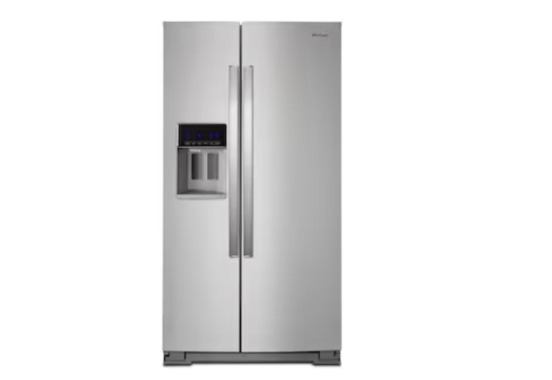 Photo 1 of Whirlpool 28.4-cu ft Side-by-Side Refrigerator with Ice Maker (Fingerprint Resistant Stainless Steel)