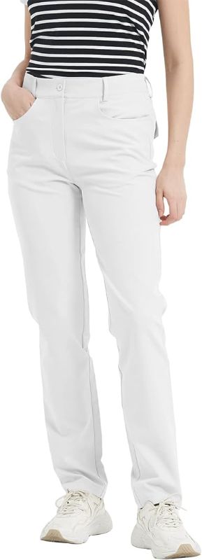 Photo 1 of QBK Women's Golf Pants - Petite/Regular/Tall Sizes, Slim Fit, Lightweight, Stretchy Work Casual Pants with High Waist XXL
