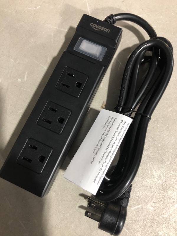 Photo 1 of * used * see images * 
6FT BLACK POWER STRIP 