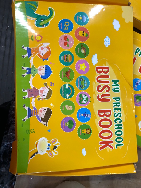 Photo 4 of Busy Book for Toddler 1-3 2-4 Preschool Montessori Toys for Kids Autism Sensory Educational Toys, Travel Activity Quiet Book, Early Learning Boys Girls Develops Fine Motor Skills Speech Therapy