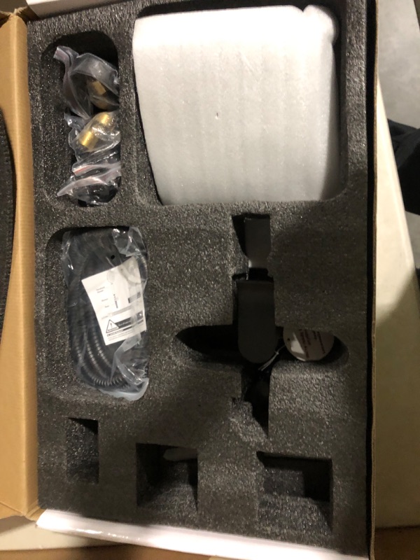 Photo 1 of *PARTS* *See Notes* Matte Black Exposed Shower System Dual Function Shower Faucet 
