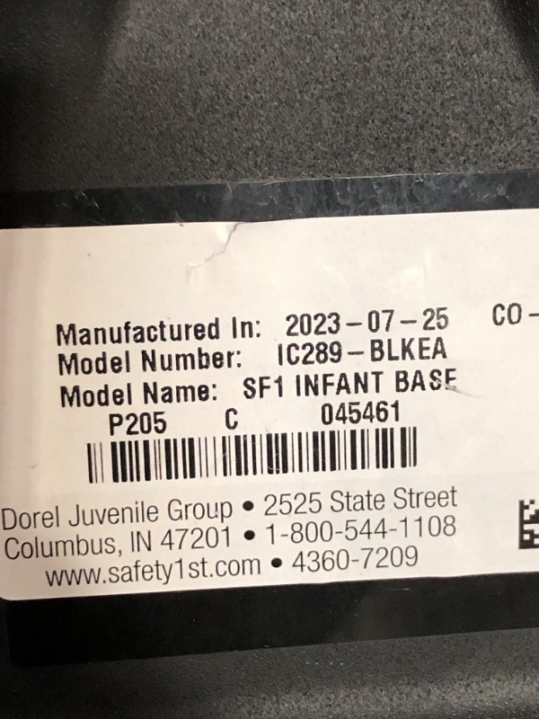 Photo 3 of **MANUFACTURED:07-25-2023- LOOKS NEW**   Safety 1st onBoard 35 LT Adjustable Infant Car Seat Base Pebble Beach Comfort Cool