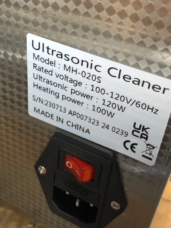 Photo 1 of **NEW- UNABLE TO TEST**
Ultrasonic Cleaning Machine 120W 3L 40KHz / 33KHz Double Frequency MH-020G Digital Ultrasonic Cleaner 