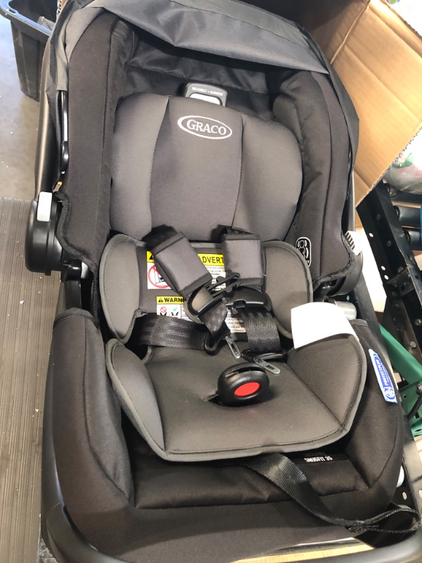 Photo 2 of **MANUFACTURED: 08-13-23**
 Graco SnugFit 35 Infant Car Seat  (Pack of 1) Gotham