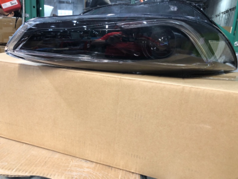 Photo 1 of Evan-Fischer Headlight Compatible with CHRYSLER 200 2015-2017 LH Driver Side Assembly Halogen Chrome Interior with LED Daytime Running Light Driver Side (Left)