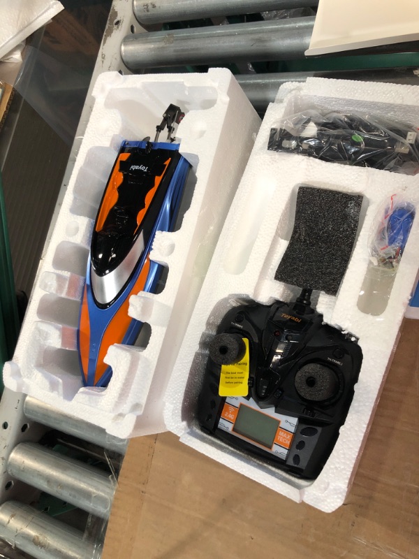 Photo 1 of RC Boat-Remote Control Boats for Pools and Lakes Fast RC Boats for Adults and Kids,4 Channel 2.4GHZ 25+ MPH Remote Control Boat with Rechargeable Boat Battery
