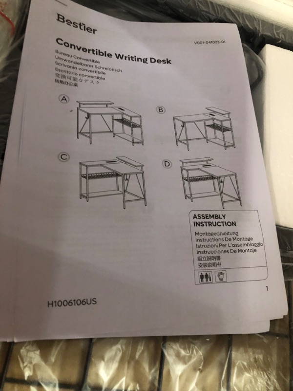 Photo 1 of *SIMILAR TO STOCK PHOTO* Mr IRONSTONE L Shaped Desk