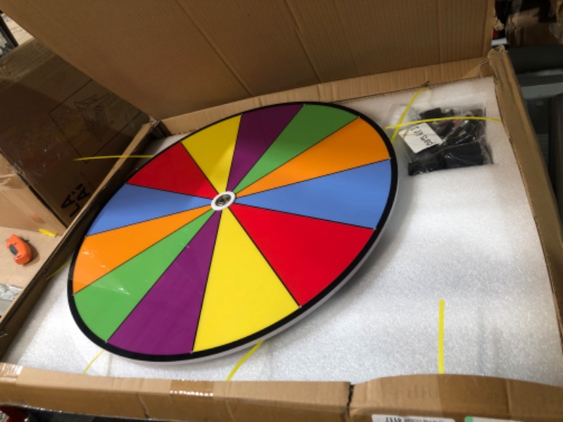 Photo 2 of 24-inch Spinning Prize Wheel 