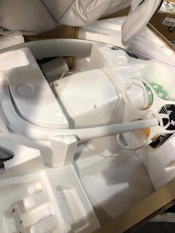 Photo 1 of 4moms MamaRoo Multi-Motion Baby Swing, Bluetooth Baby Swing with 5 Unique Motions, Grey