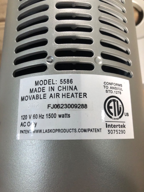 Photo 4 of **NONREFUNDABLE**FOR PARTS OR REPAIR**SEE NOTES**
Tall Tower 1500-Watt Electric Ceramic Oscillating Space Heater with Digital Display and Remote Control