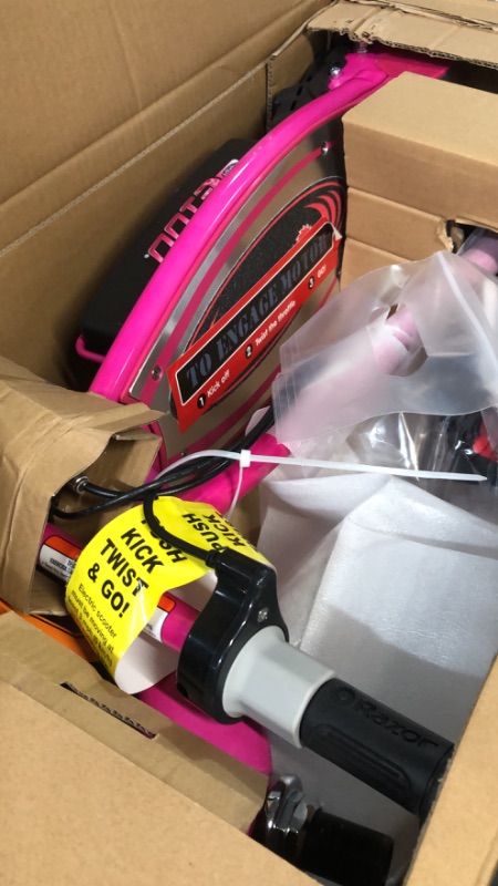 Photo 2 of ***FOR PARTS ONLY****NON FUNCTIONAL
Razor E100 Electric Scooter - Pink