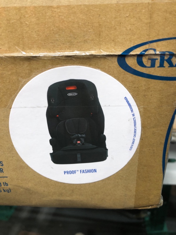 Photo 3 of Graco Tranzitions 3 in 1 Harness Booster Seat, Proof Tranzitions Black