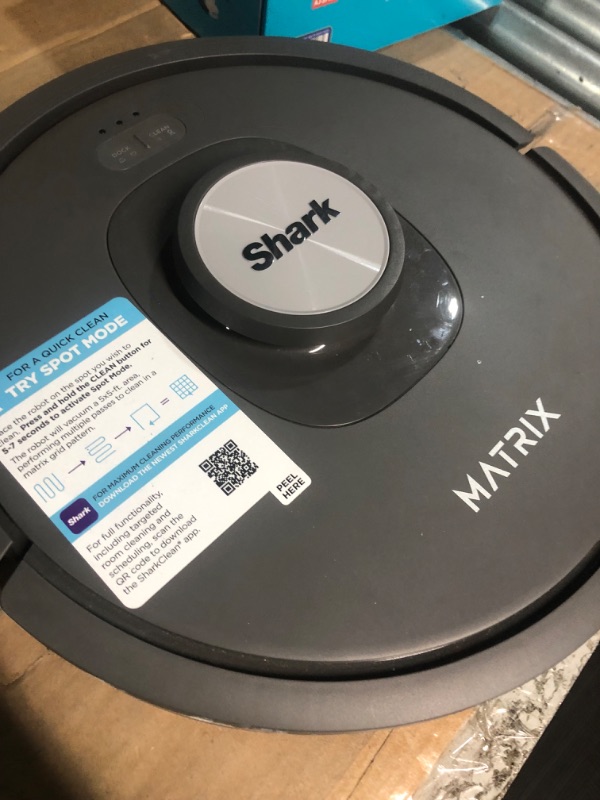 Photo 5 of [FOR PARTS, READ NOTES]
Shark RV2310AE Matrix Self-Emptying Robot Vacuum with Bagless, 45-Day Capacity, Self-Cleaning Brushroll NONREFUNDABLE