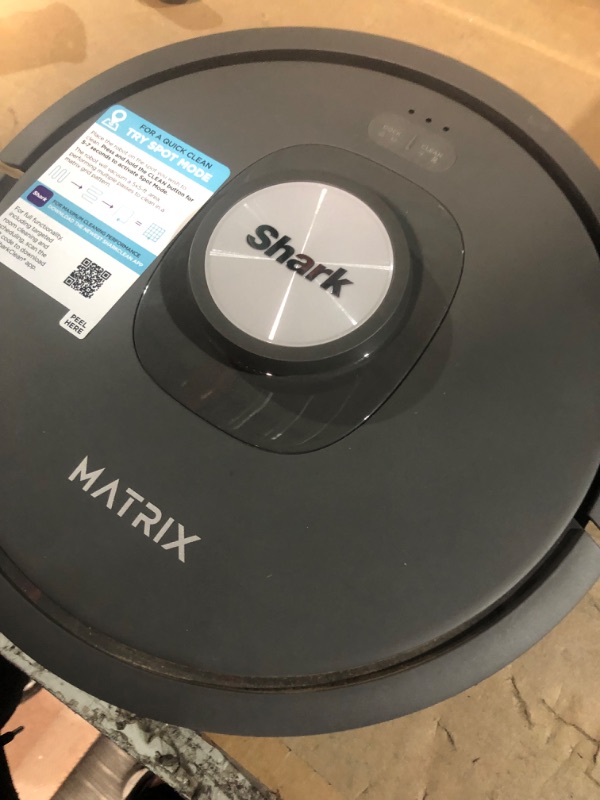 Photo 4 of [FOR PARTS, READ NOTES]
Shark RV2310AE Matrix Self-Emptying Robot Vacuum with Bagless, 45-Day Capacity, Self-Cleaning Brushroll NONREFUNDABLE