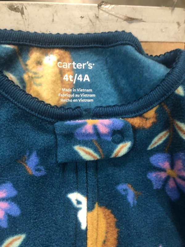 Photo 3 of [STOCK PHOTO FOR REFERENCE]
Carter's Little Boys' Toddler Animal Blanket Sleeper Pajamas 4T Blue