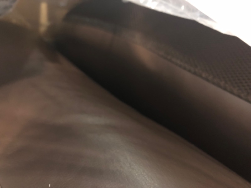 Photo 1 of Realspace Tresswell Bonded Leather High-Back Chair, Brown/Champagne