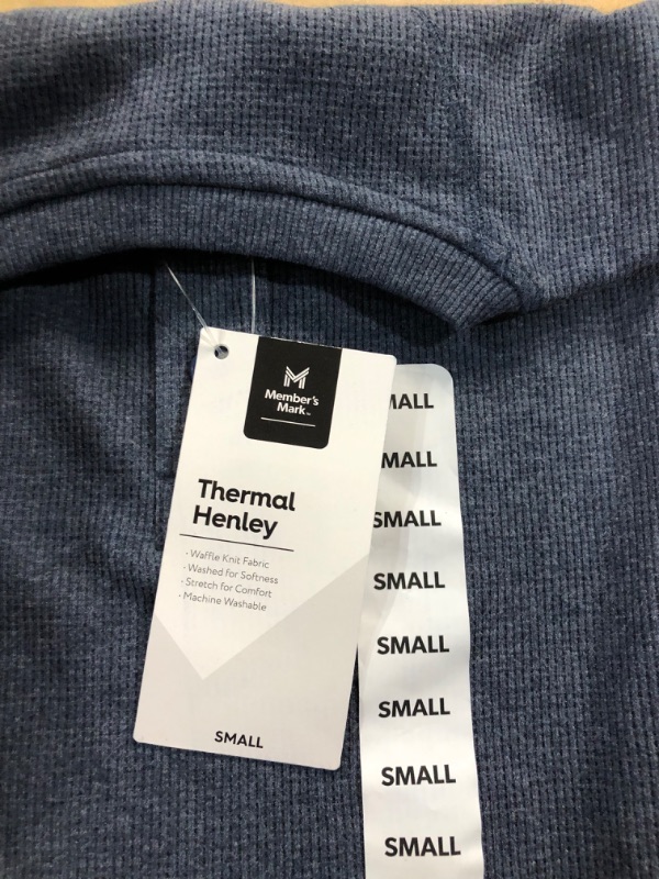 Photo 5 of gap men's long sleeve Henley(large) + members mark thermal Henley(small) bundle