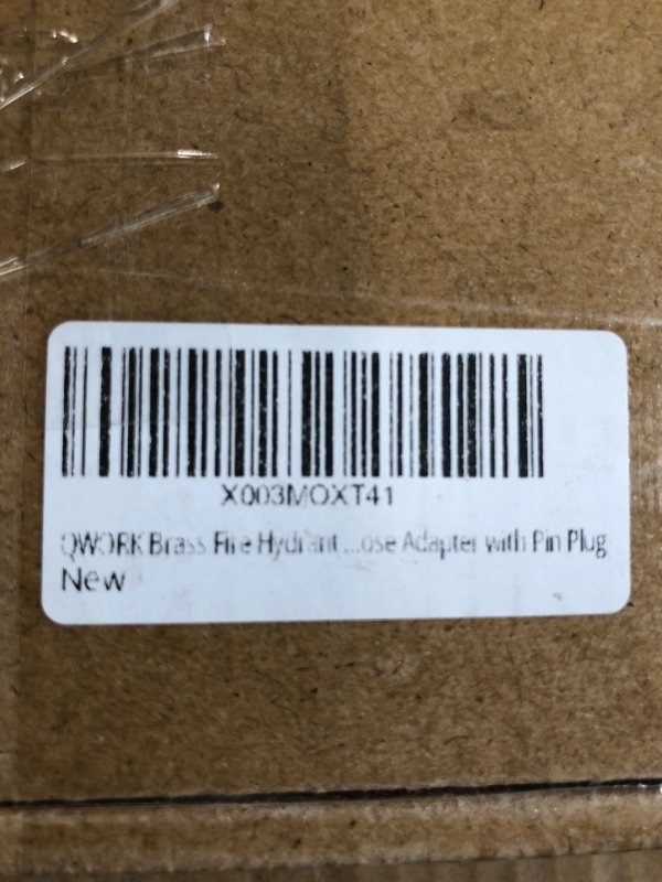 Photo 4 of QWORK Fire Hydrant Hose Connector, 2 Pack of 2-1/2" NST (NH) Female x 3/4" GHT Male Adapter, Connecting Your Garden Hose to Fire Hydrants