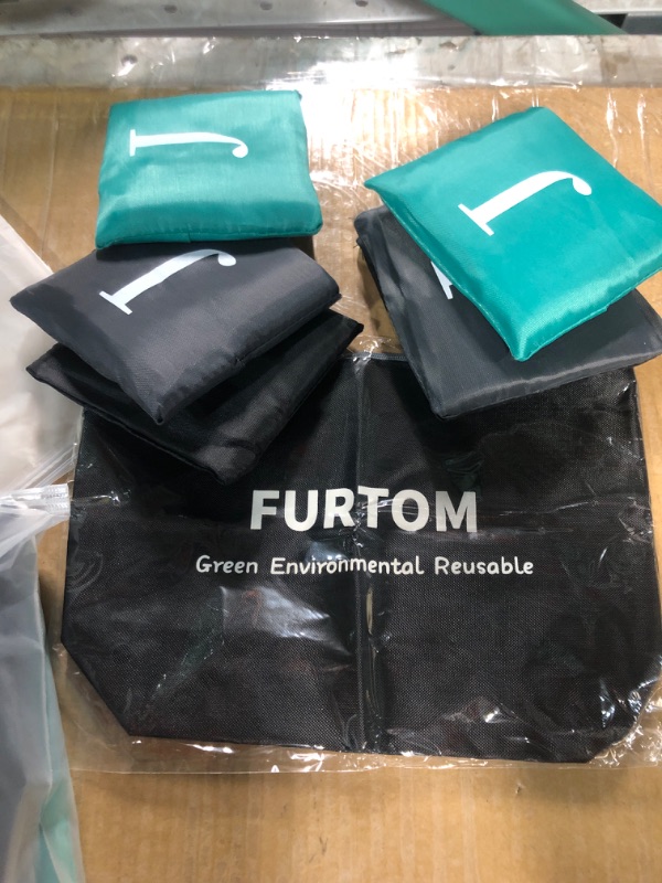 Photo 1 of ******BUNDLE*****NO Returns******There are 2 items in this bundle*******FURTOM Foldable Large Reusable Shopping Bags 6 Pack (2 separate packages)