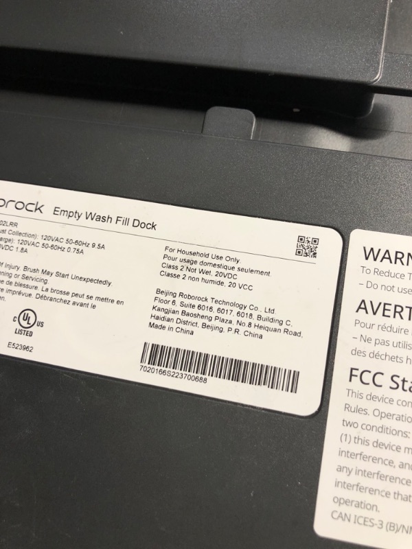 Photo 6 of [FOR PARTS, NONFUNCTIONAL]
[***NONREFUNDABLE***]
S7MaxV Ultra Wi-Fi Connected Robot Vacuum and Sonic Mop with Empty Wash Fill Dock