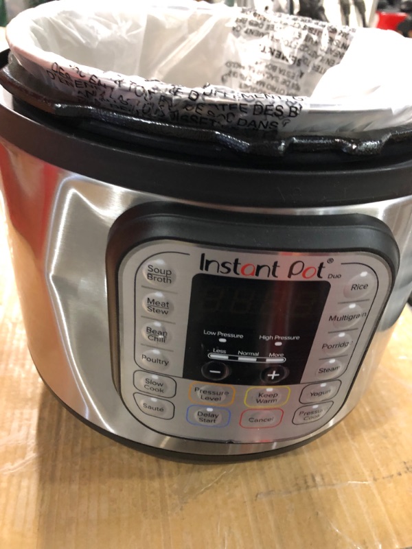 Photo 6 of [FOR PARTS, READ NOTES]
Instant Pot Duo 7-in-1 Electric Pressure Cooker, Slow Cooker, Rice Cooker, Steamer, Sauté, Yogurt Maker, Warmer & Sterilizer, Includes App 