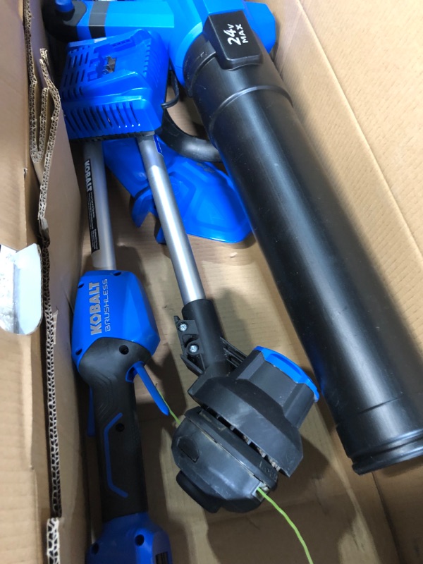 Photo 2 of [READ NOTES]
Kobalt 24-Volt BL Leaf Blower and String Trimmer Combo Kit