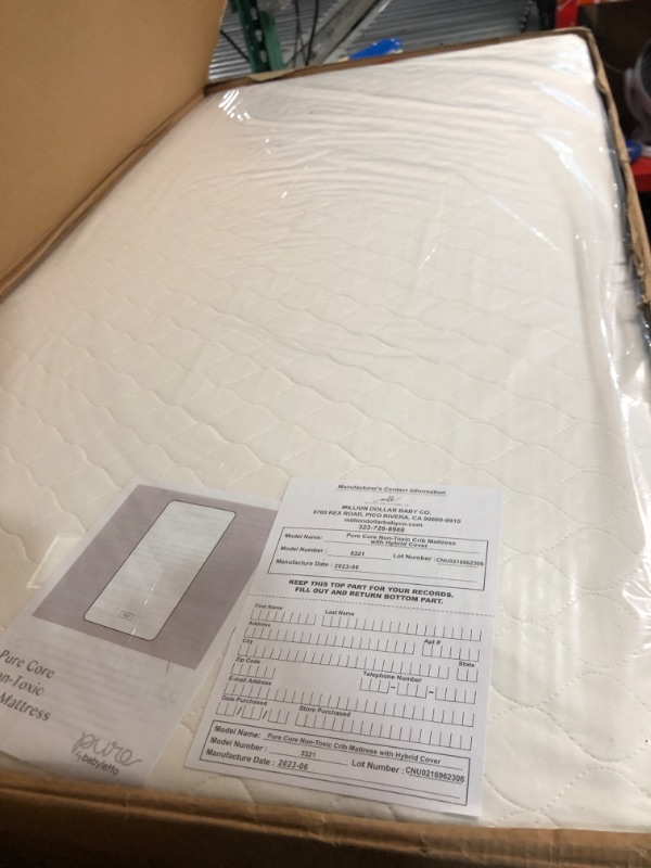 Photo 4 of Babyletto Pure Core Crib Mattress