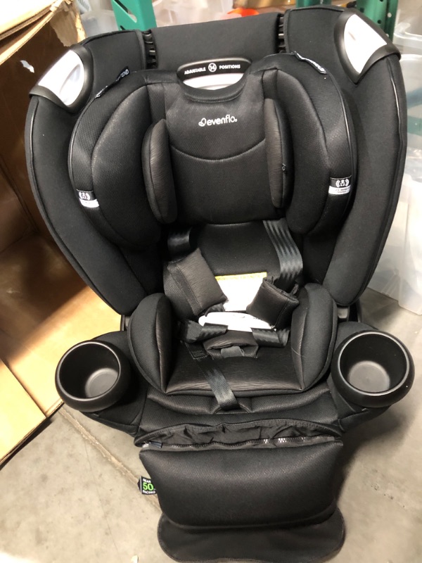 Photo 3 of Evenflo Gold Revolve360 Extend All-in-One Rotational Car Seat with SensorSafe (Onyx Black)
