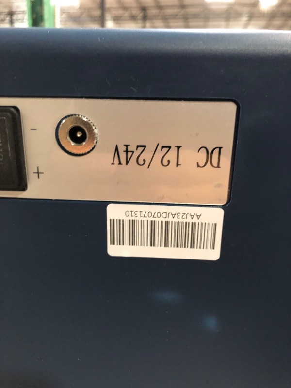 Photo 3 of ***BATTERY MISSING - POWERS ON***
AKHAL-TEKE 12 Volt Refrigerator, Rechargeable 24 Quart(23L)Portable Refrigerator Freezer