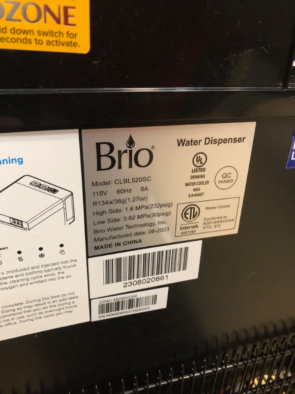 Photo 8 of [READ NOTES]-Brio Self Cleaning Bottom Loading Water Cooler Water Dispenser - Limited Edition