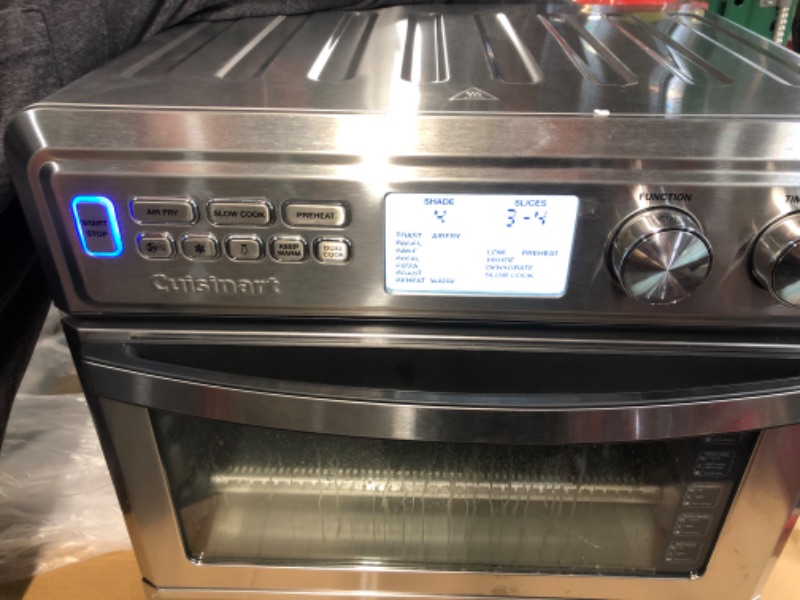 Photo 4 of **NONREFUNDABLE**FOR PARTS OR REPAIR**SEE NOTES**
Cuisinart TOA-95 Digital AirFryer Toaster Oven, Premium 1800-Watt Oven with Digital Display and Controls