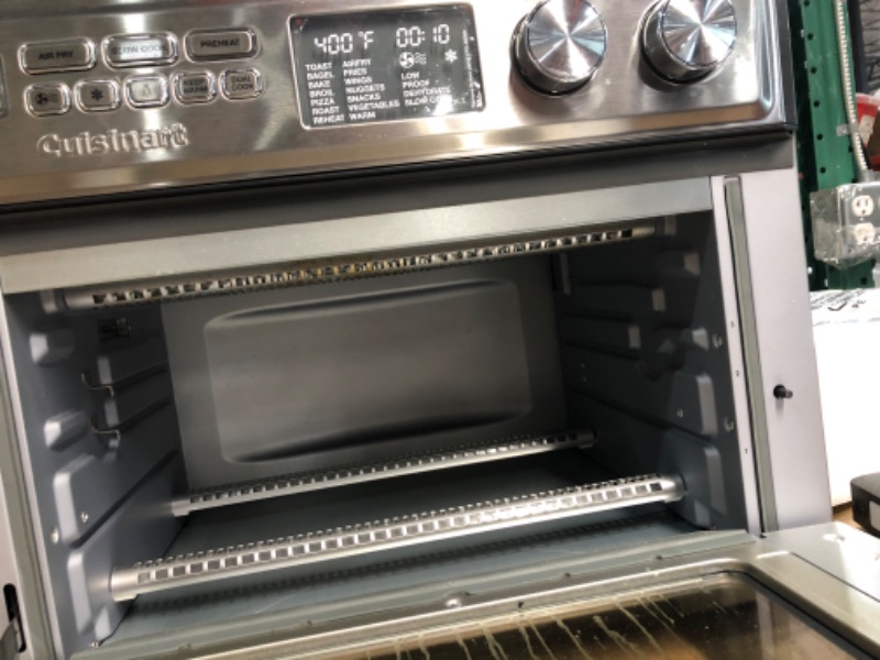 Photo 3 of **NONREFUNDABLE**FOR PARTS OR REPAIR**SEE NOTES**
Cuisinart TOA-95 Digital AirFryer Toaster Oven, Premium 1800-Watt Oven with Digital Display and Controls