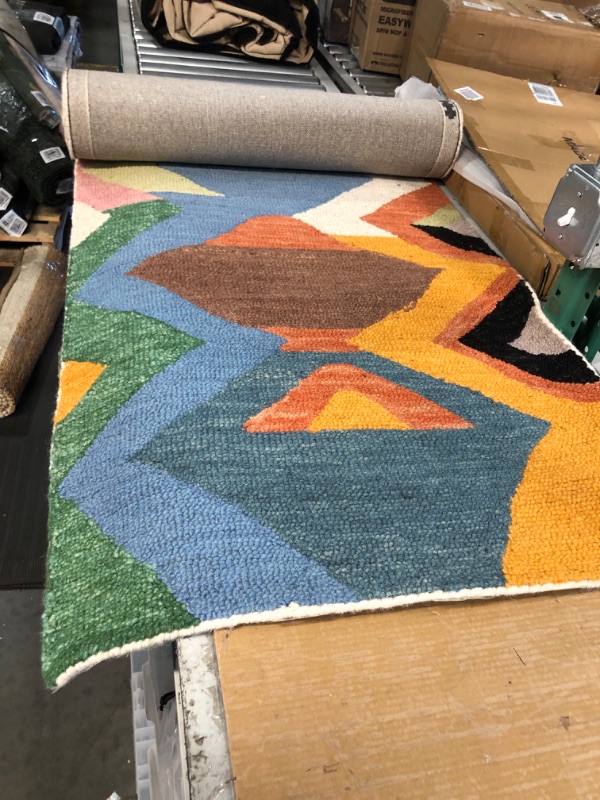 Photo 1 of [STOCK PHOTO FOR REFERENCE]
nuLOOM Drey Striped Shag Runner Rug, 2' 6" x 8'