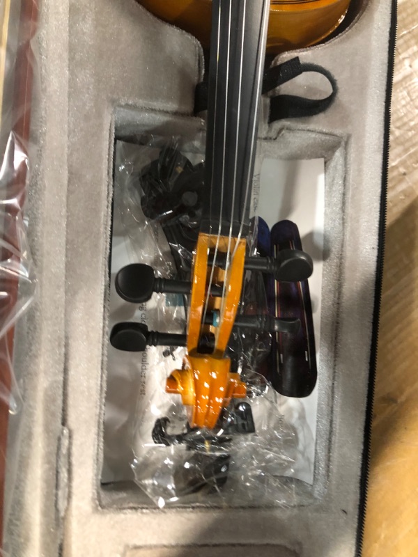 Photo 2 of [SALE FOR PARTS READ NOTES AND NON-REFUNDABLE]-DEBEIJIN Adults Kids Violin - Premium Violin for Kids Beginners - Ready To Play 4/4 Violin - Handcrafted Student Beginner Violin