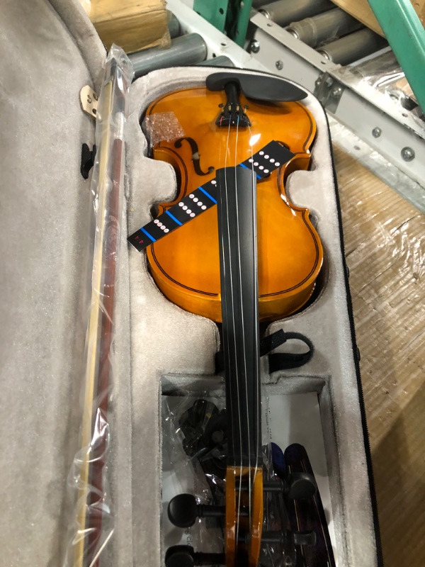 Photo 3 of [SALE FOR PARTS READ NOTES AND NON-REFUNDABLE]-DEBEIJIN Adults Kids Violin - Premium Violin for Kids Beginners - Ready To Play 4/4 Violin - Handcrafted Student Beginner Violin