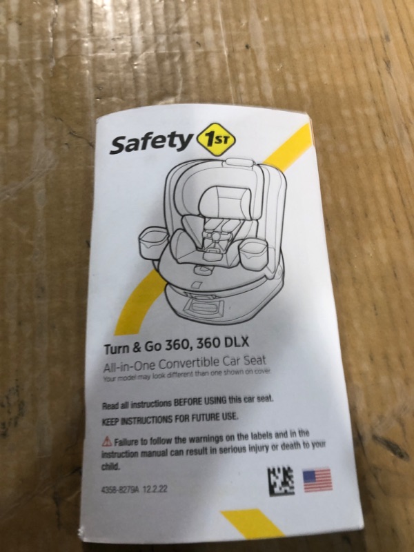 Photo 4 of **MISSING CUP HOLDERS**
Safety 1st Turn and Go 360 DLX Rotating All-in-One Car Seat, Provides 360° seat Rotation