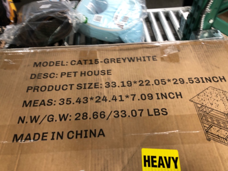 Photo 1 of Merax 5 Pieces Drop Leaf Dining Table Set, Counter Height Kitchen Table with Drop Leaf and 4 Chairs, Space-Saving Kitchen Set with Wine Rack and Drawers, Seat Height 23.6" Cherry+gray