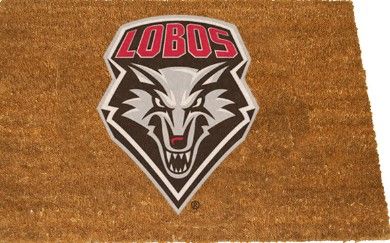 Photo 1 of (2 pack) New Mexico Lobos Colored Logo Door Mat