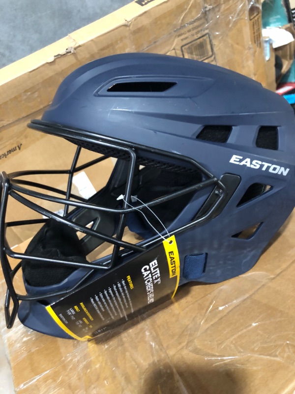 Photo 2 of * used item * see images * 
Easton | Elite X 2.0 Baseball Catcher's Equipment | Box Set | NOCSAE Approved | Youth/Intermediate/Adult  Ages 9|12 