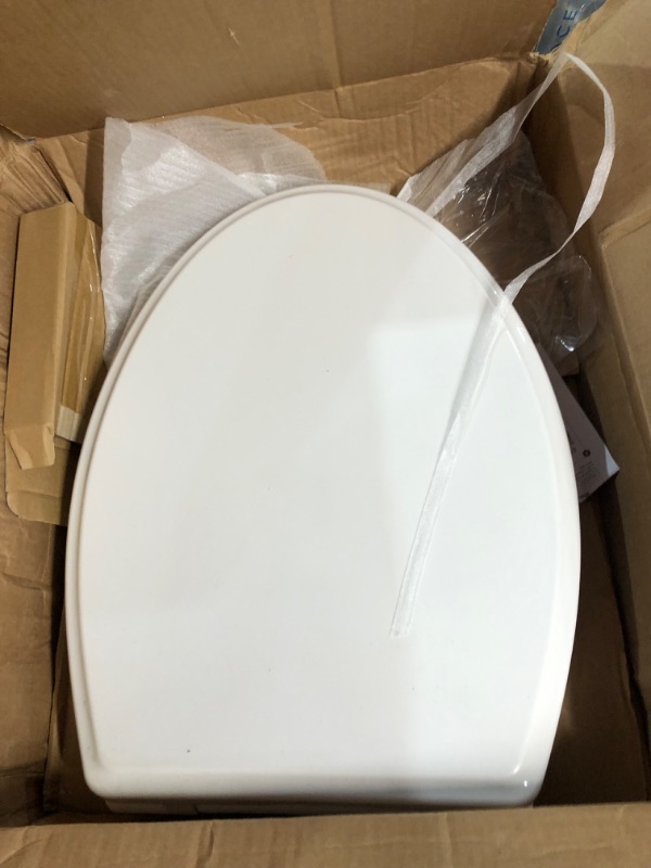 Photo 3 of *MINOR DAMAGE SEE NOTES*
American Standard 5020A65G.020 Traditional Slow Close Toilet seat, White