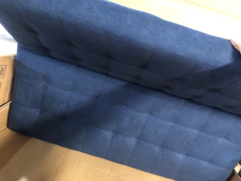 Photo 2 of ***USED AND DIRTY***
DHP Milo Kids Sofa Futon, Dark Blue