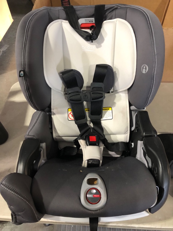 Photo 5 of Britax Marathon Clicktight Convertible Car Seat, Mod Ivory SafeWash