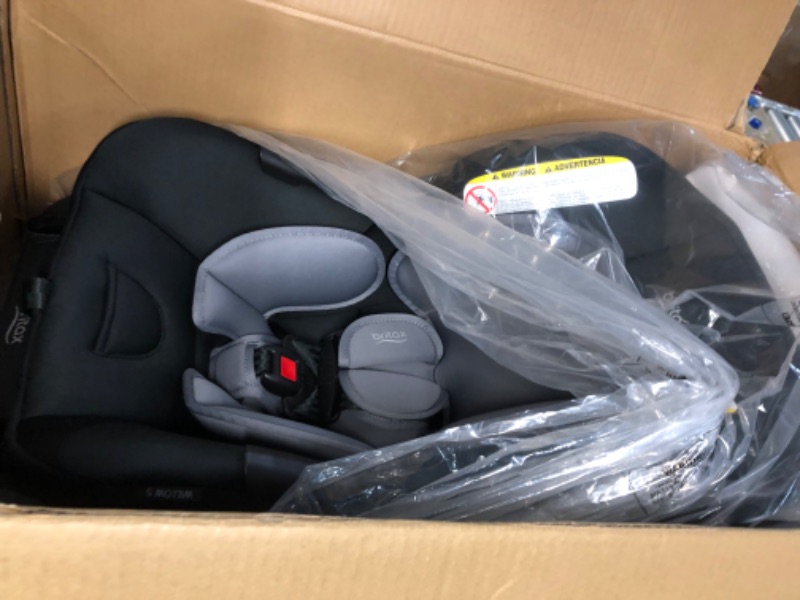 Photo 2 of Britax Willow S Infant Car Seat with Alpine Base, ClickTight Technology, Rear Facing Car Seat with RightSize System, Graphite Onyx