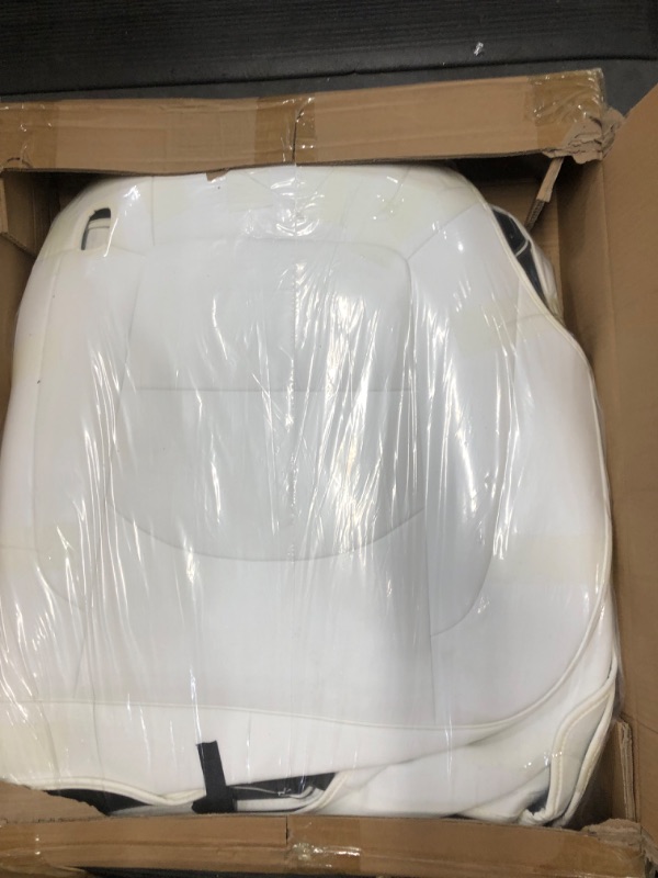 Photo 1 of EVNV Tesla Model Y Seat Cover 2023-2020 - Waterproof Neoprene Tesla Seat Cover Protects Your Seat - Easy to Install - Tesla Model Y Accessories 2023 - White Front Seat Cover Model Y White