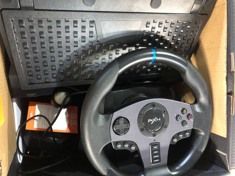 Photo 3 of * shifter defective * sold for parts/repair * 
xbox steering wheel PXN V9 pc steering wheel racing wheel Dual-Motor Feedback Driving 