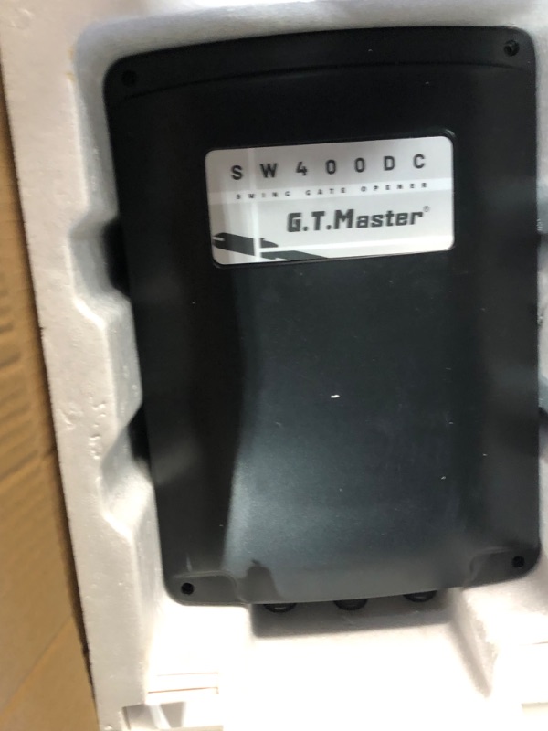 Photo 1 of G.T.Master SW400DC Automatic Gate Opener Kit Operator for Dual Swing Gates Up to 13 Feet or 882 Pounds per Leaf (Dual arms)