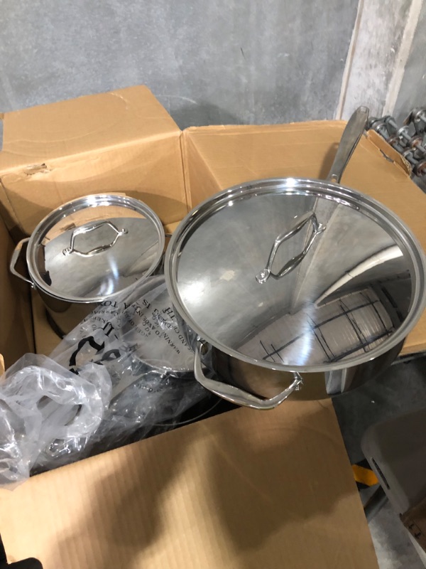 Photo 3 of **USED**  **SEE CLERK NOTES** Tramontina Stainless Steel Cookware Set