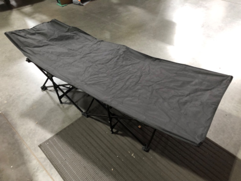 Photo 1 of ***DAMAGED - SEE NOTES***
Folding Camping Cot, 24" x 72", Black