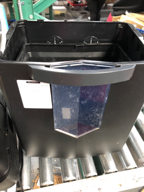 Photo 1 of Bonsaii Paper Shredder, 16 Sheet Micro Cut Shredder for Home Office 60-Minute Heavy Duty Shredder with 6 Gallon Pullout Basket P-4 Level (C149-D)